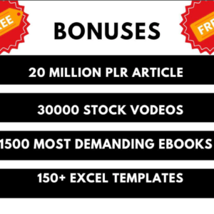 The Millionaire Digital Library: 1M+ eBooks & 1M+ PLR Articles Bundle with Full Resale Rights. Your Ready-to-Profit Online Empire Starts Here.