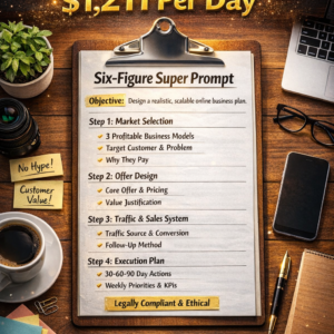 Unlock Financial Freedom: The Ultimate Super-Prompt for Scaling to $1,211/Day