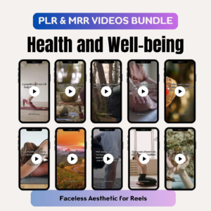 The Ultimate Faceless Wellness Collection: High-Engagement Health Video Assets | Commercial MRR License for Digital Creators.