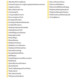 56 Spirituality PLR eBooks and Articles Premium PLR Bundle with Resell Rights and Commercial Use License