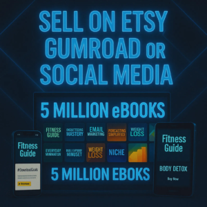 The Ultimate Digital Library: 5 Million+ eBooks Mega Bundle | Full MRR & PLR Rights | Your Lifetime Inventory for Passive Income.