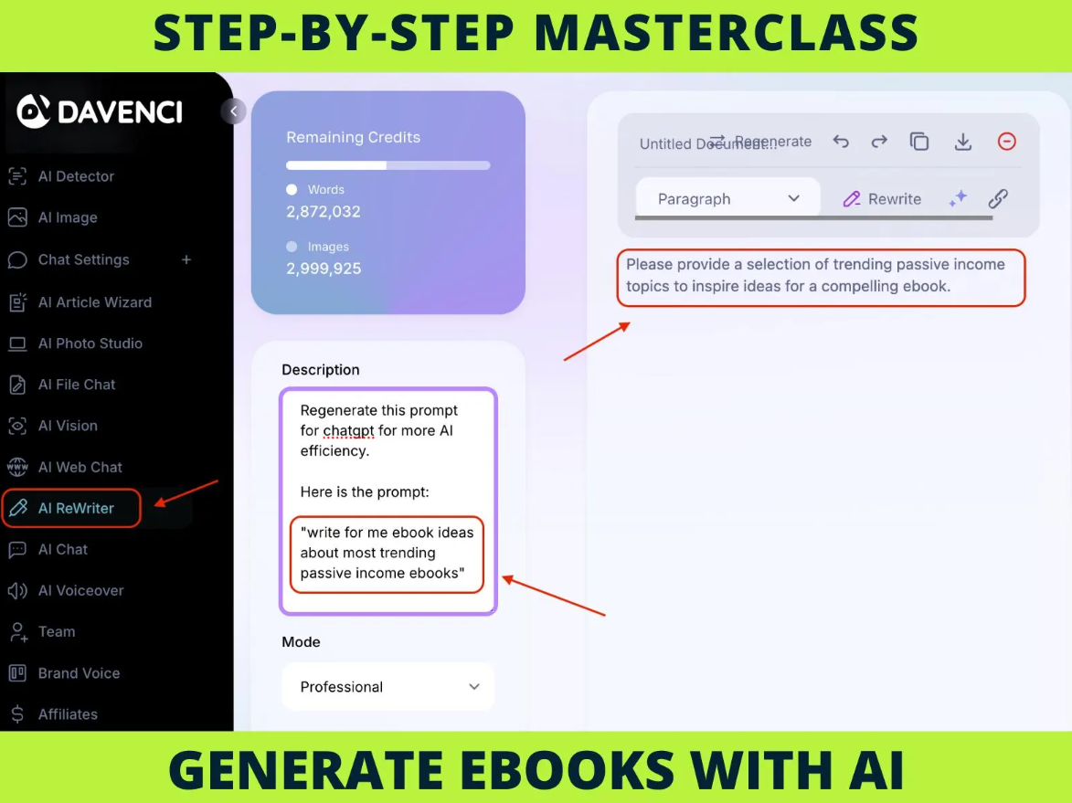 AI-Powered eBook Creation Masterclass | Step-by-Step Training with Videos - Image 2