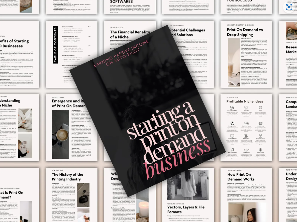 The Ultimate Print-On-Demand Blueprint | Your DFY Guide to Passive Income Mastery | Scale Your Store on Auto-Pilot - Image 2