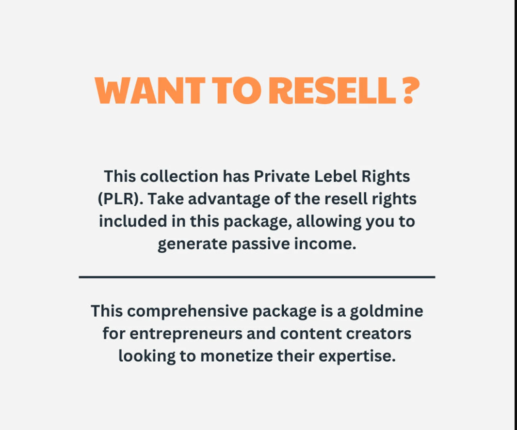 Ultimate 500+ Business PLR Library | Scalable Digital Product Bundle | Includes Bonus Professional Email Templates - Image 4