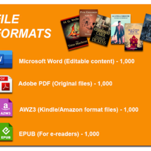 1,000+ Classic Novels Bundle | Resell Rights Included (PLR)