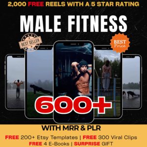 Ultimate Male Fitness Viral Reels Library: 600+ Premium Video Assets | High-Definition Digital Collection.