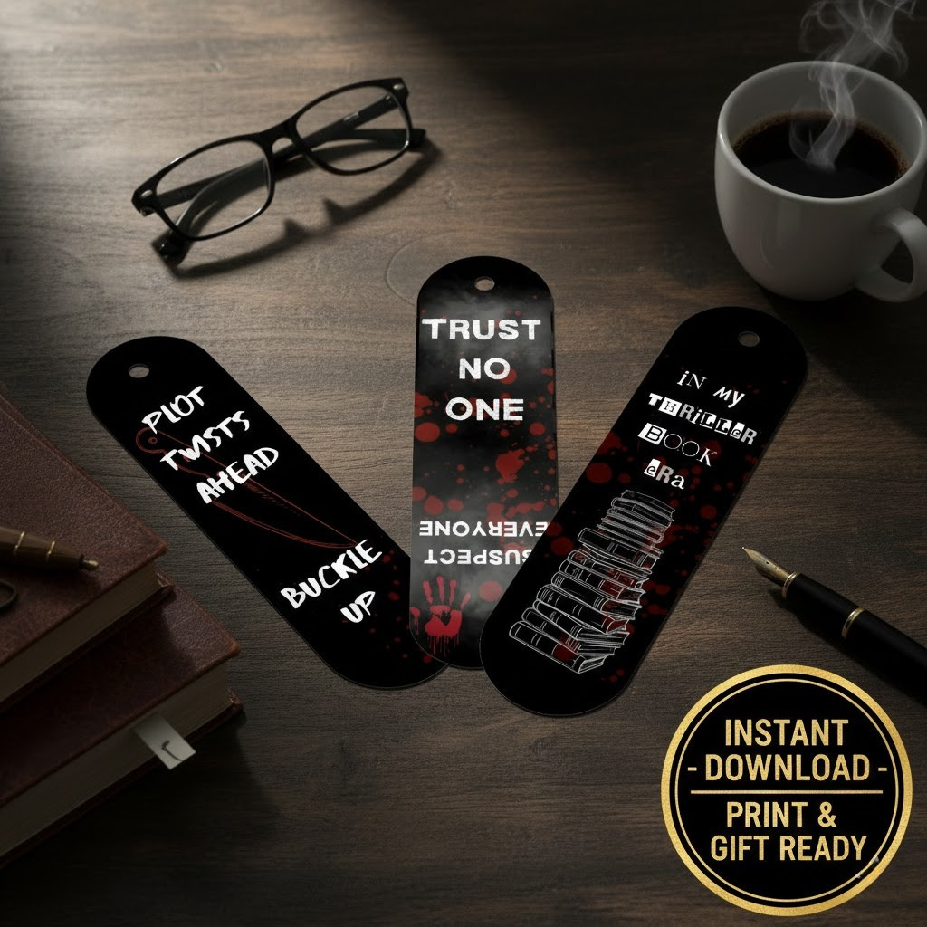 Ultimate Thriller Bookmark Bundle for Book Lovers - Image 2