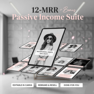 The Passive Income Blueprint: 12-Volume Premium eBook Vault | Master Resell Rights (MRR) & PLR Included | Your Turnkey Digital Business.
