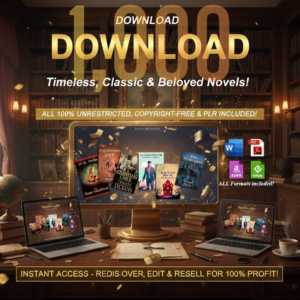 1,000+ Classic Novels Bundle | Resell Rights Included (PLR)